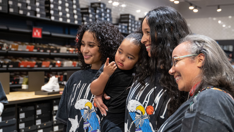 2022 Family night  Converse charity shopping spree